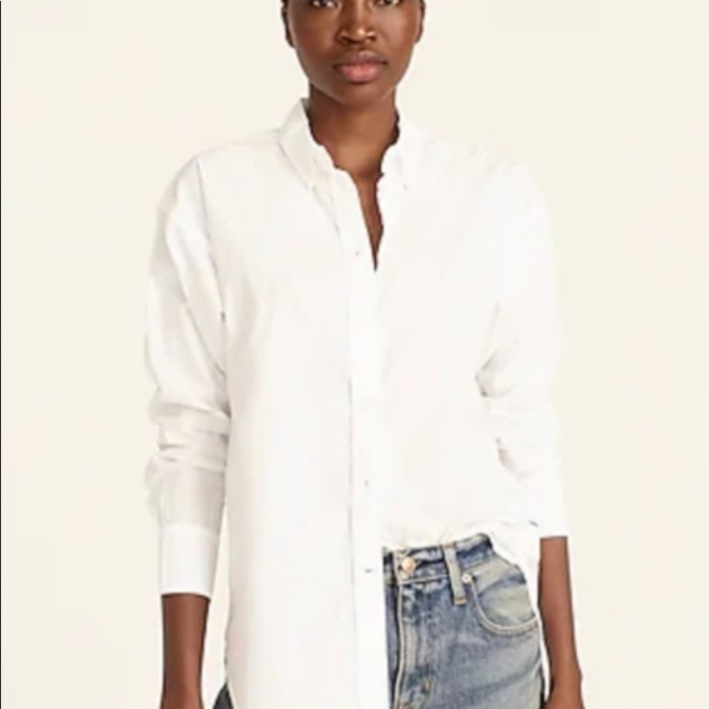 Relaxed-fit garment-dyed lightweight cotton poplin shirt size 12 NIB NWT